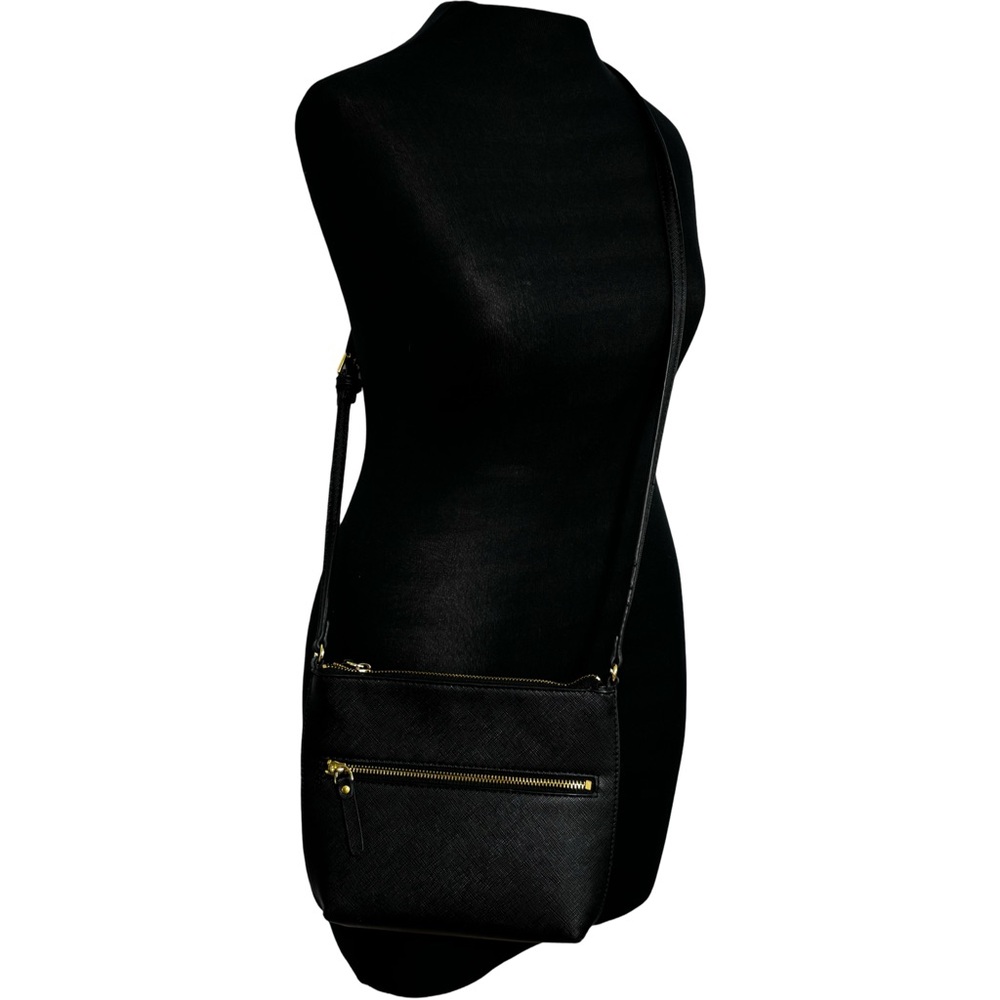 Mixedbag Black Crossbody Bag 9” x 8” x 2”